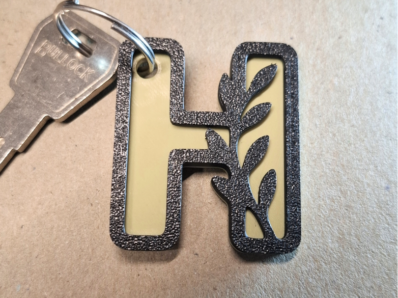 Schlüsselanhänger H - Wald-Design