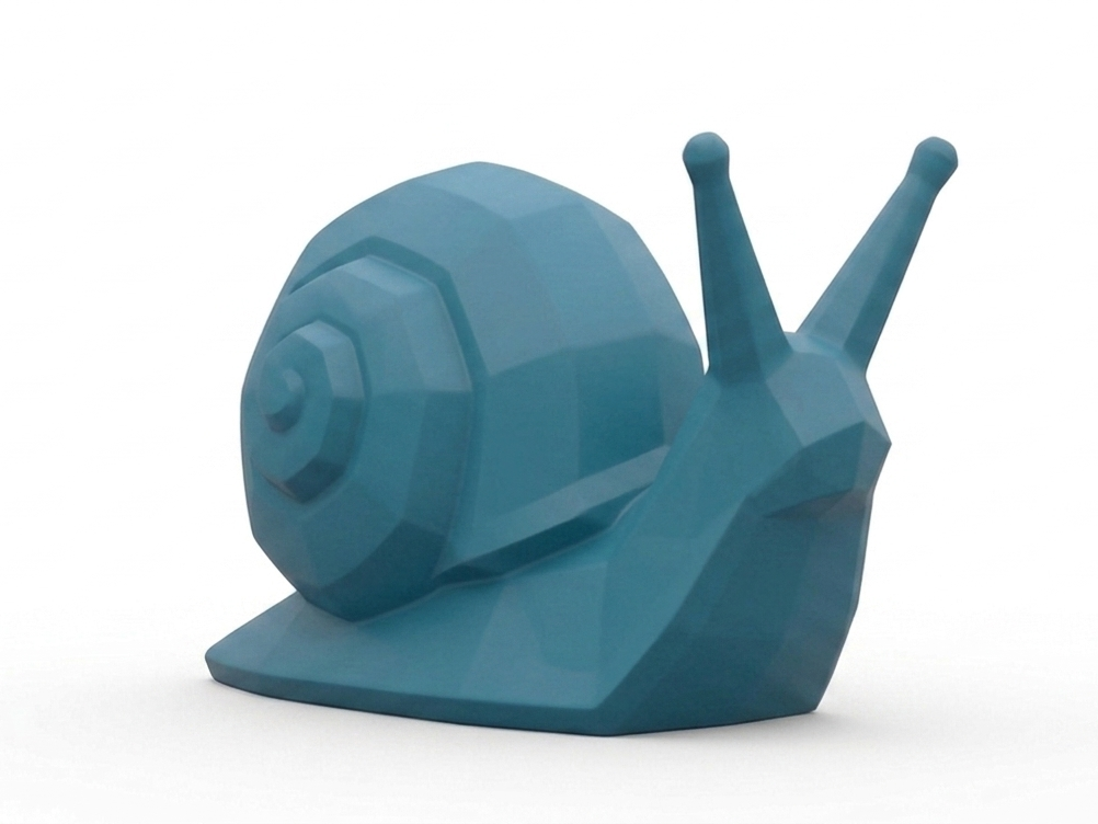 Minimalist Snail– Easy Fast Print No Suports