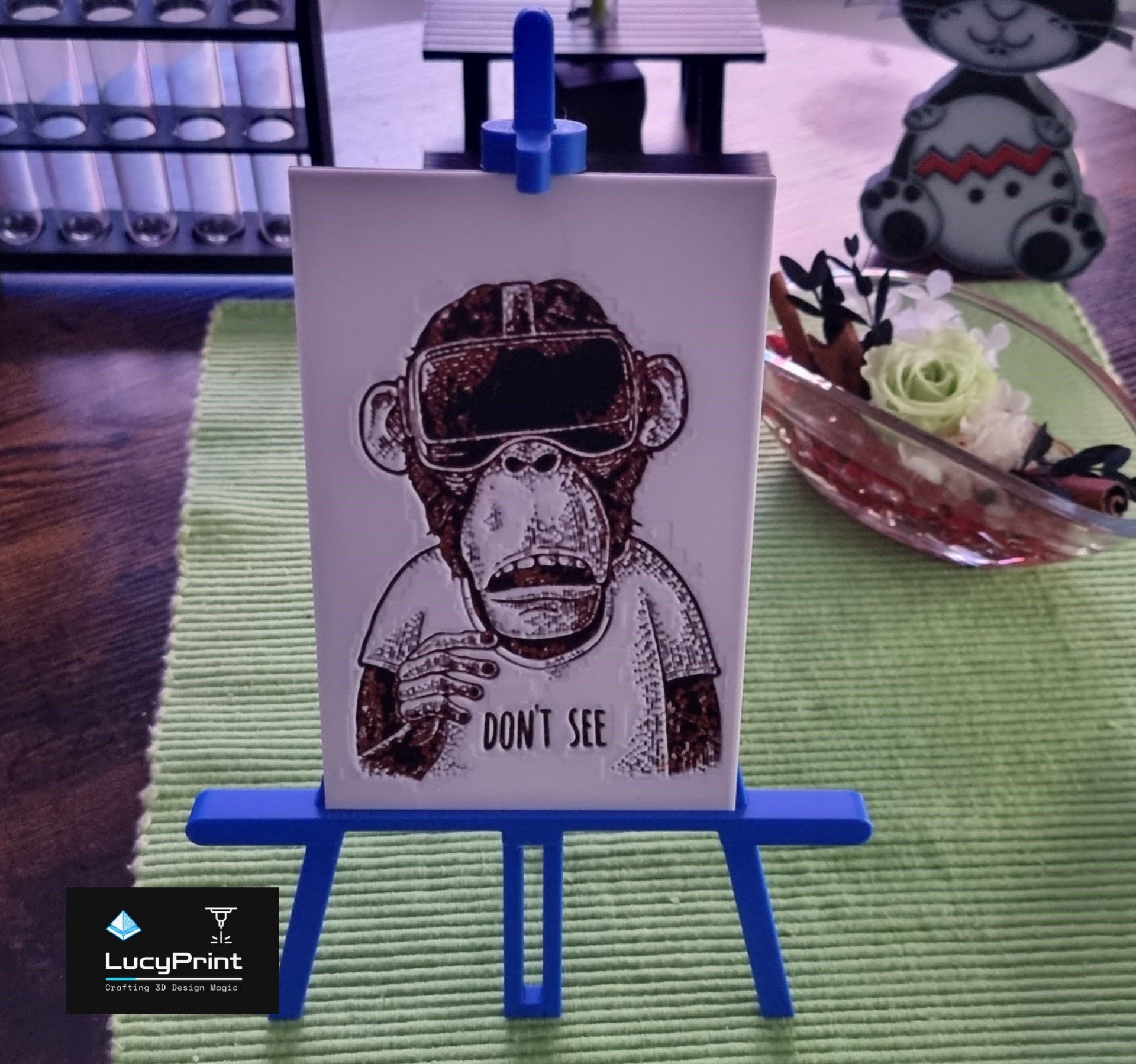 Do not see monkey - HueForge