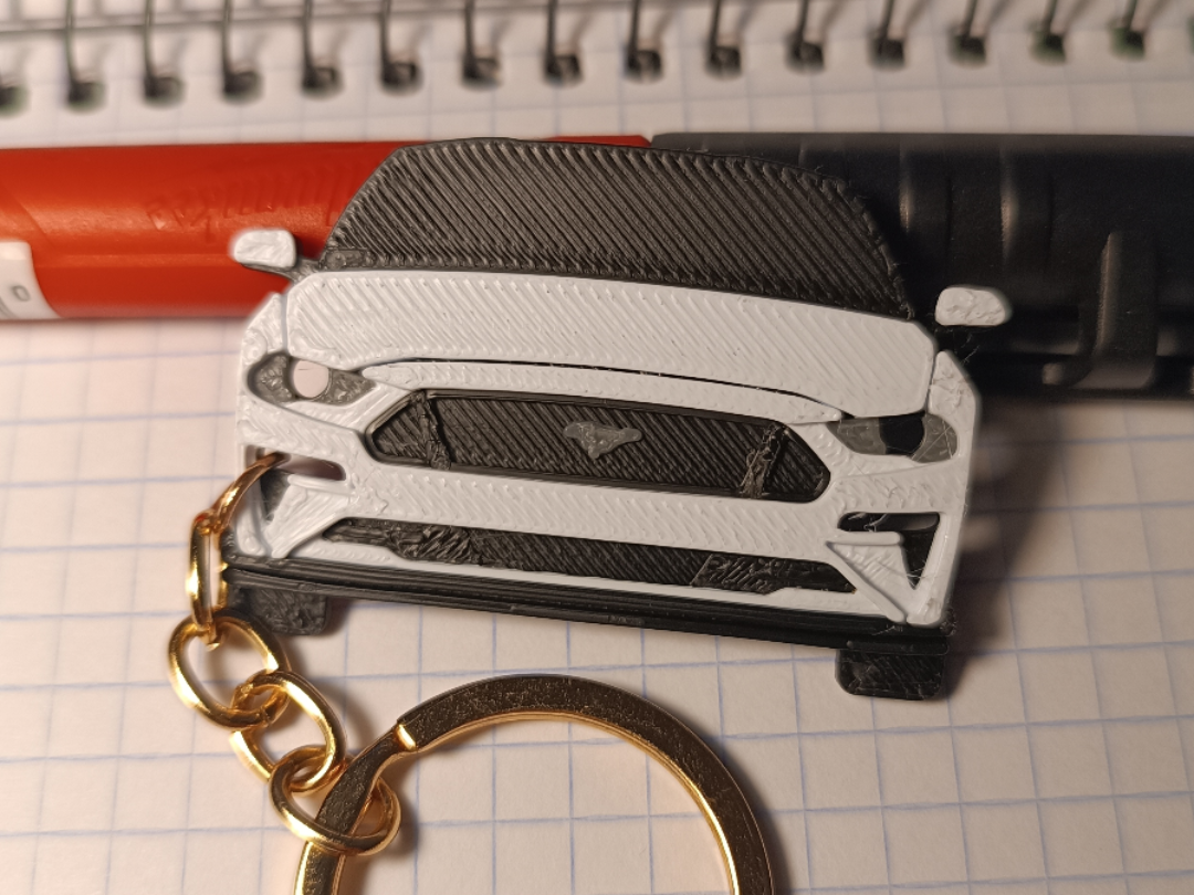 Ford Mustang VI face lift (2018) keychain