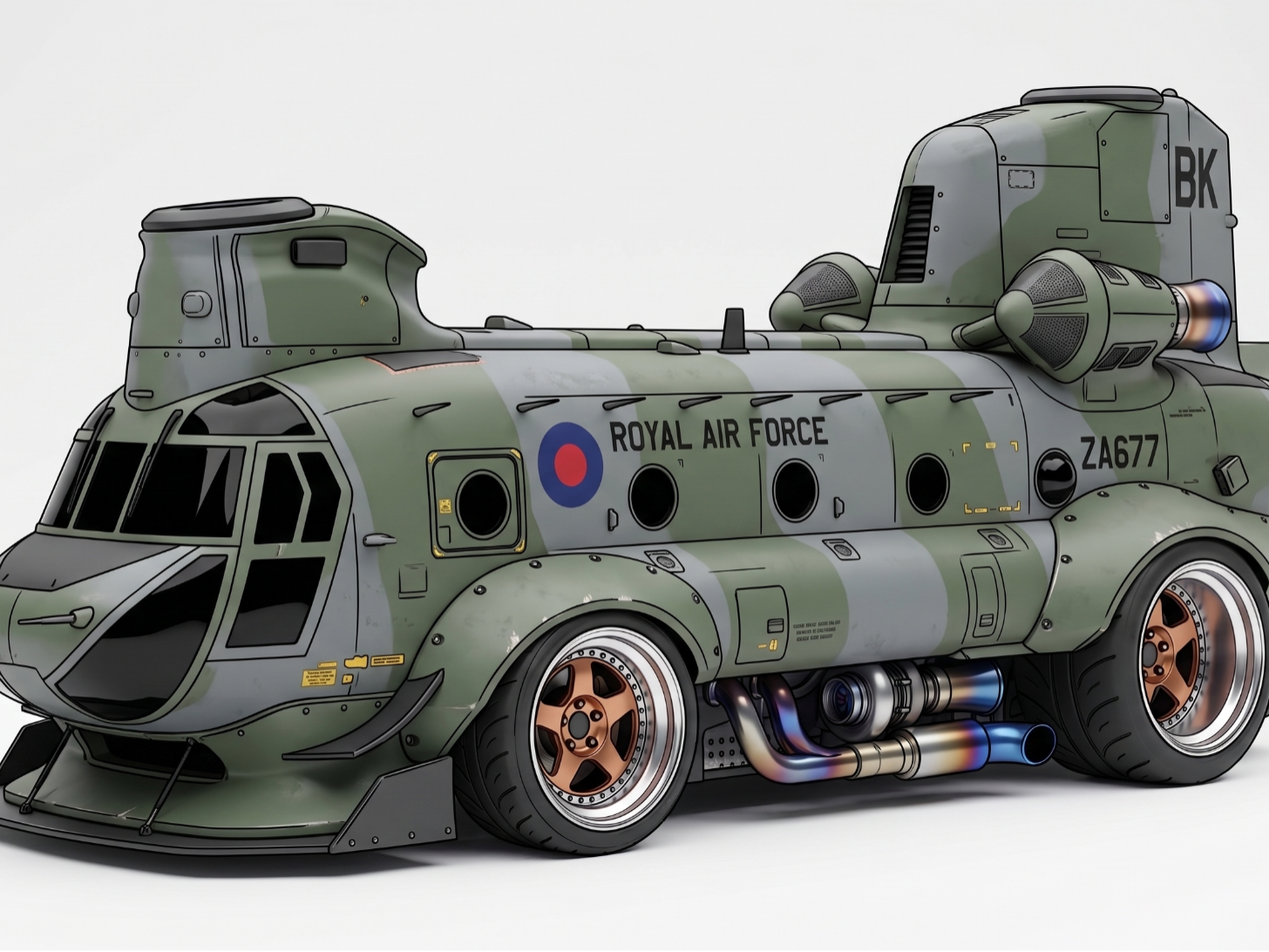 CH-47 Chinook Chibi Transport