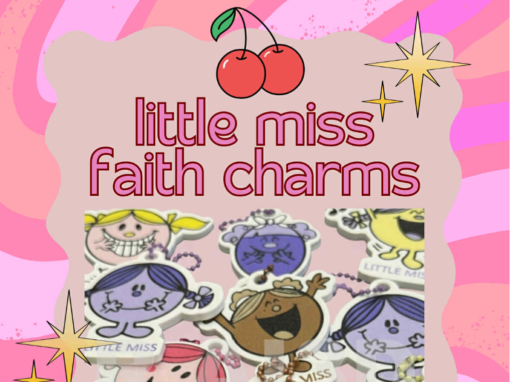 Little Miss Faith Charms Keychain