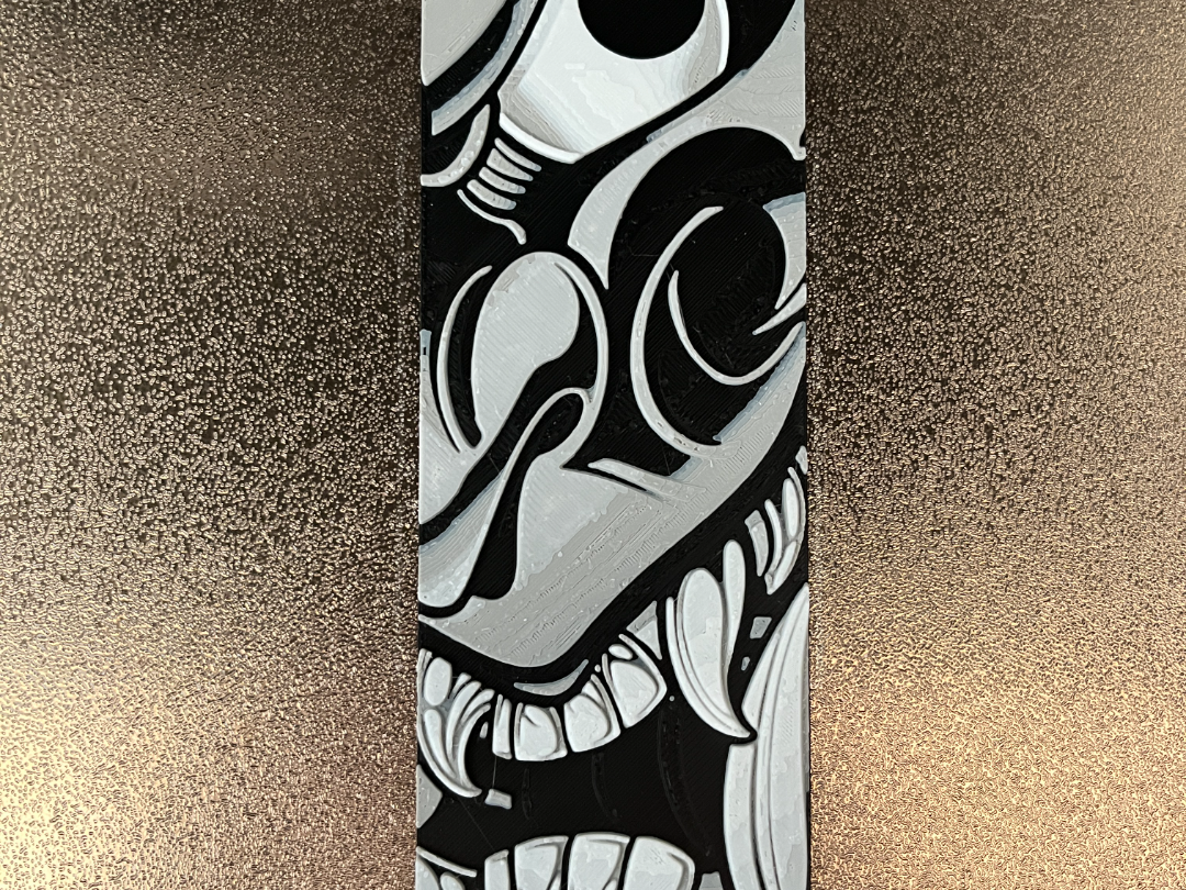 Hannya mask bookmark