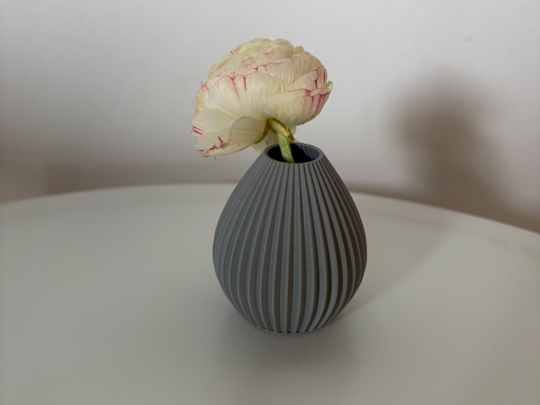 Schlichte Vase Wasserdicht auch mit PLA