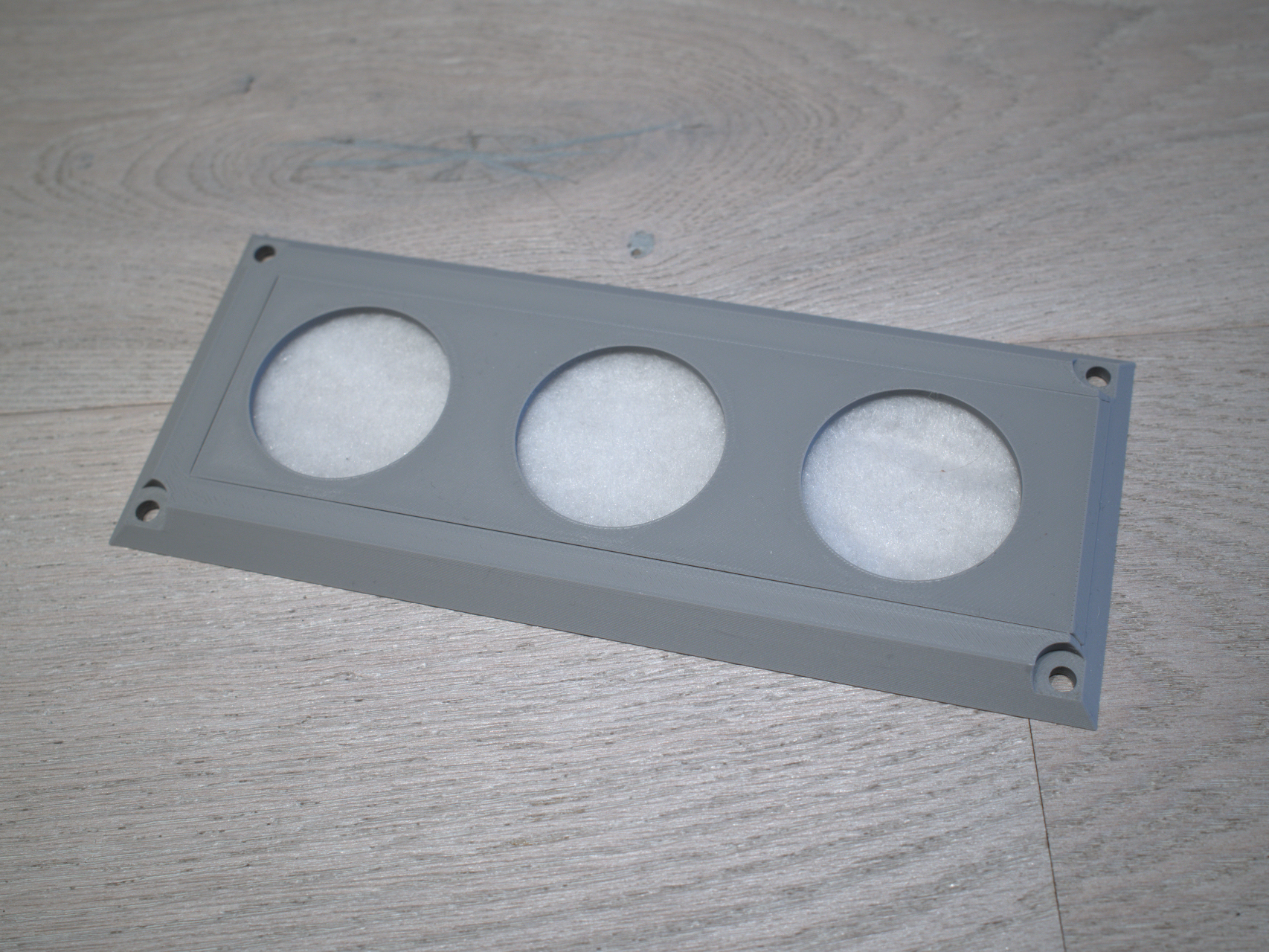 Air intake filter frame for DYI enclosures