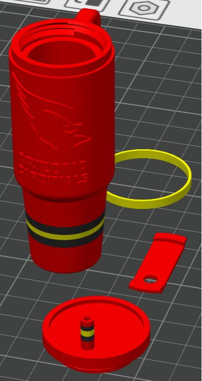 Stanley Chapstick holder - AZ Cardinals