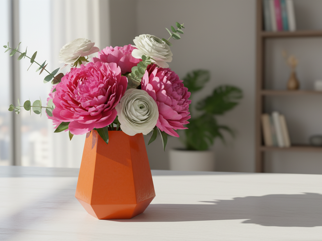 Geometric Bloom Vase