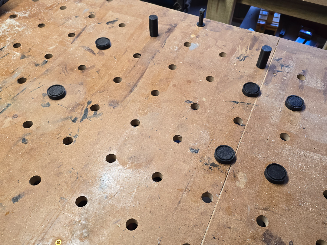 Guide Rail Dog Set for Tracksaw Cutting Station