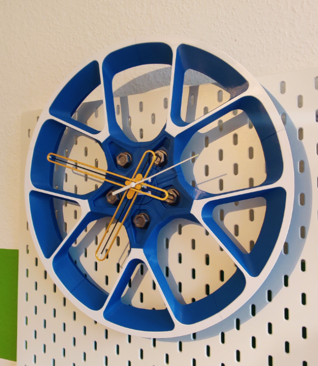 Hypercar Rim Wallclock