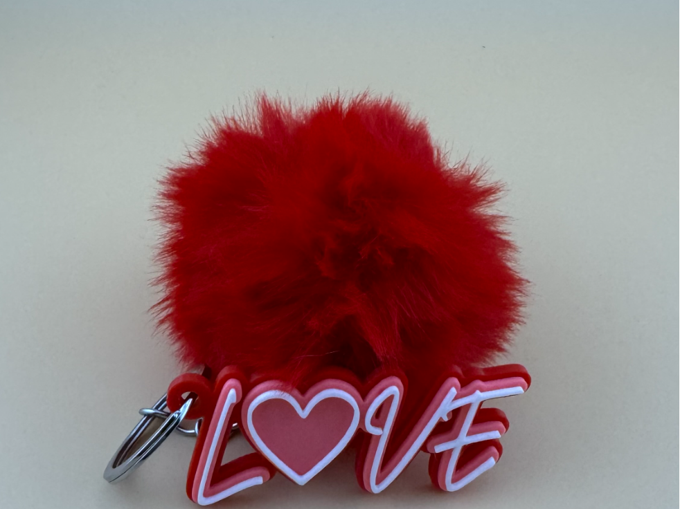 Valentine's Day "LOVE" Keychain