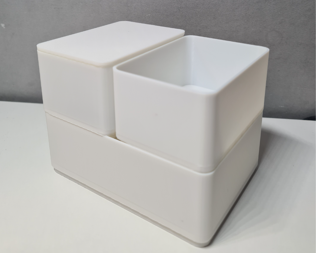 Simple stackable boxes 2 sizes print profiles