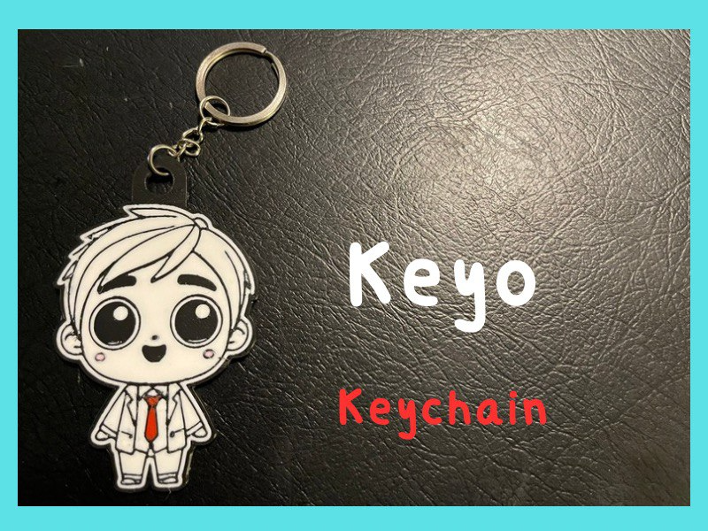 keyo portachiavi chibi