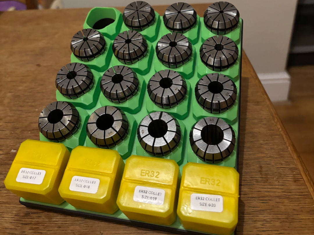 ER32 5 x 4 Collet Holder Plastic Box Cover as Cap