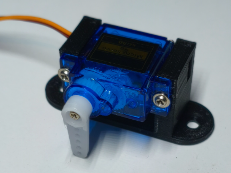 Micro Servo SG90 9g horizontal bracket 12mm raised