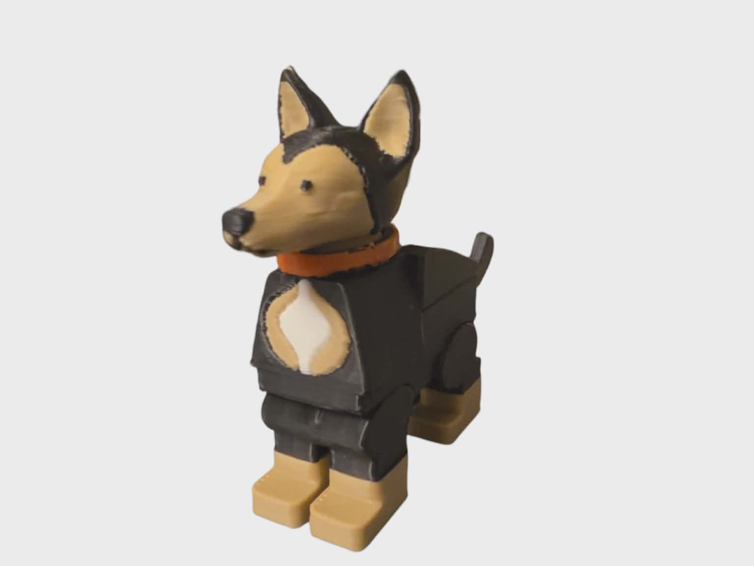 Brick Block Dog