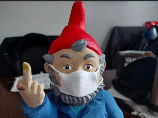 Nain de Jardin Mask FU / Gnome Mask FU