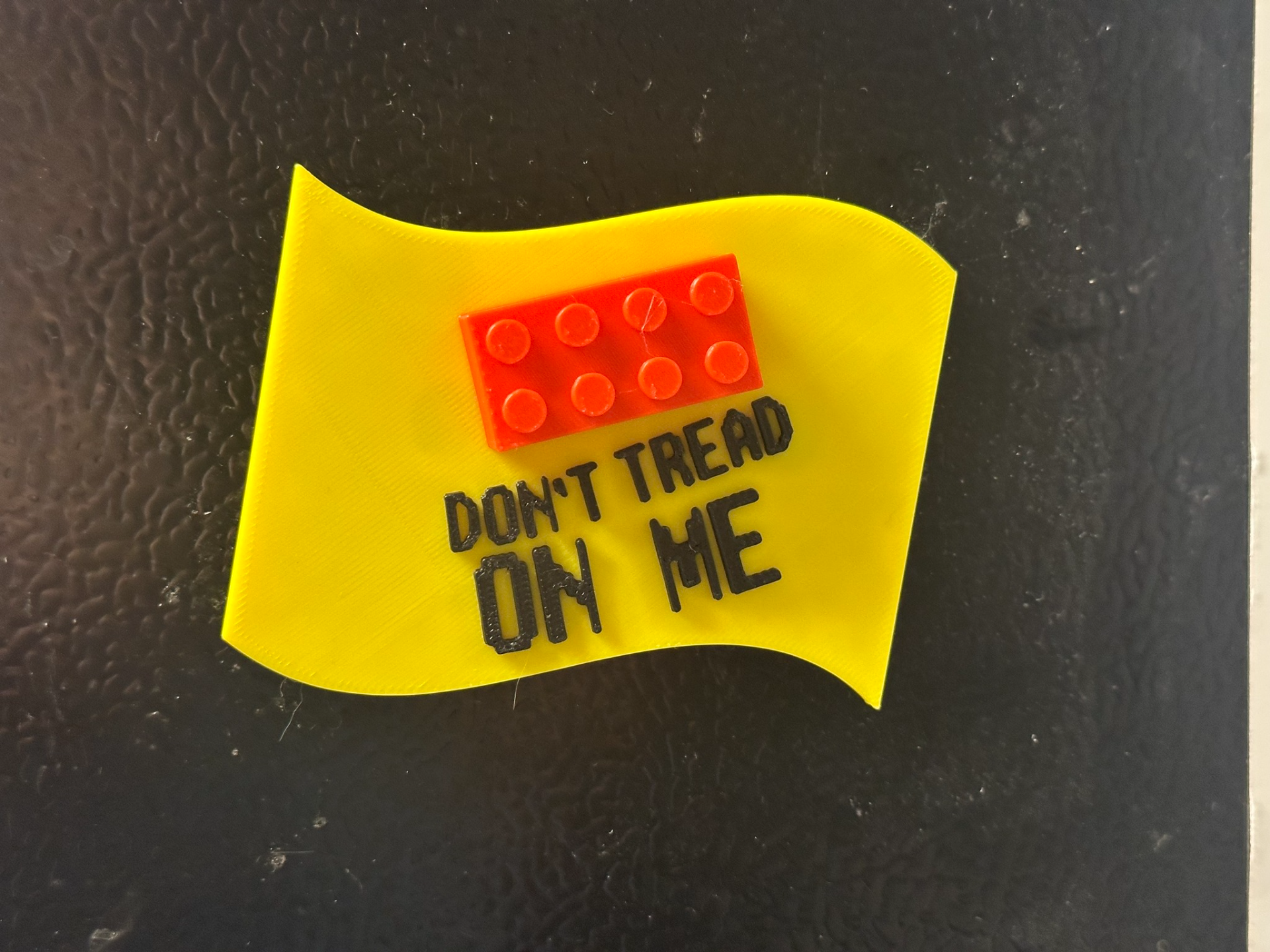 Don't Tread On Me Gadsen Brick Flag Fridge Magnet