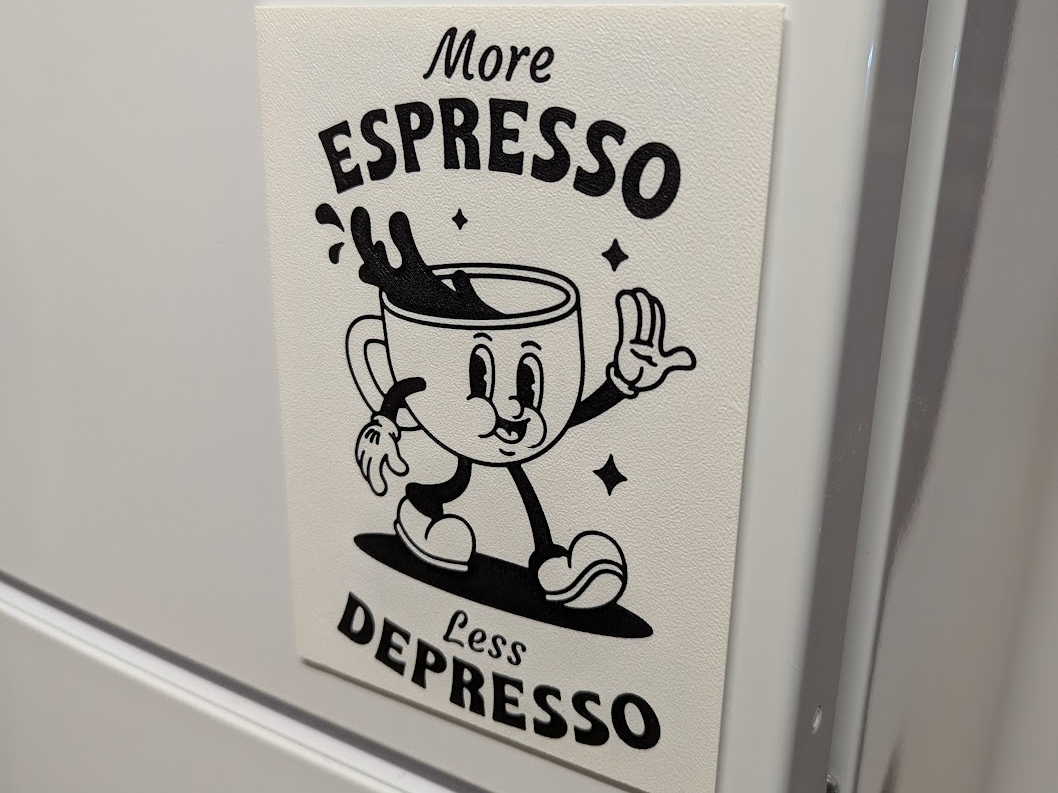 More Espresso, Less Depresso Wallart