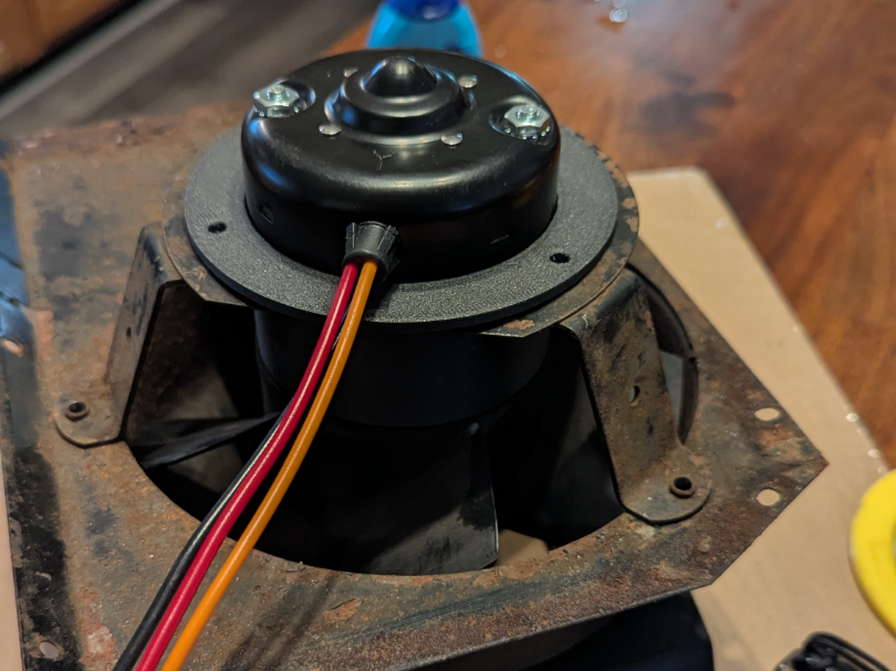Triumph TR6 Blower Motor upgrade adapter
