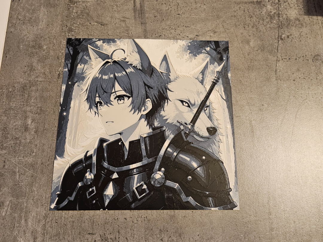 Fenrir & Akami Anime Fanart Hueforge