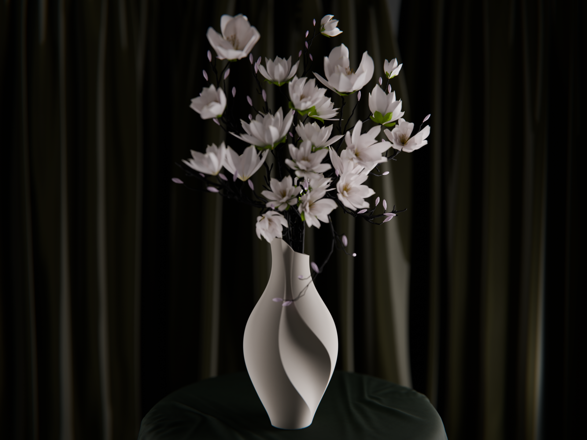 Slit - vase
