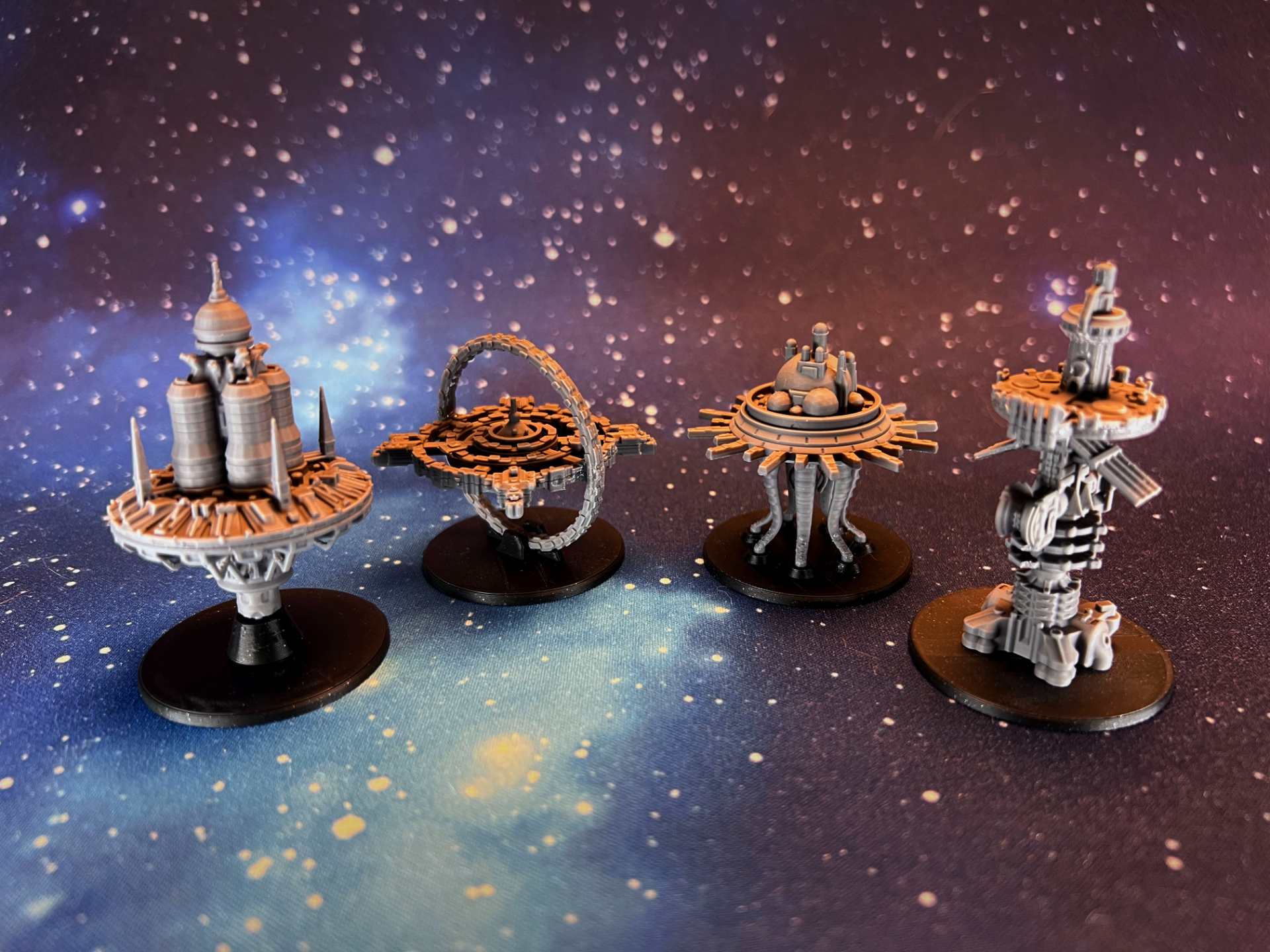 Twilight Imperium space station miniatures