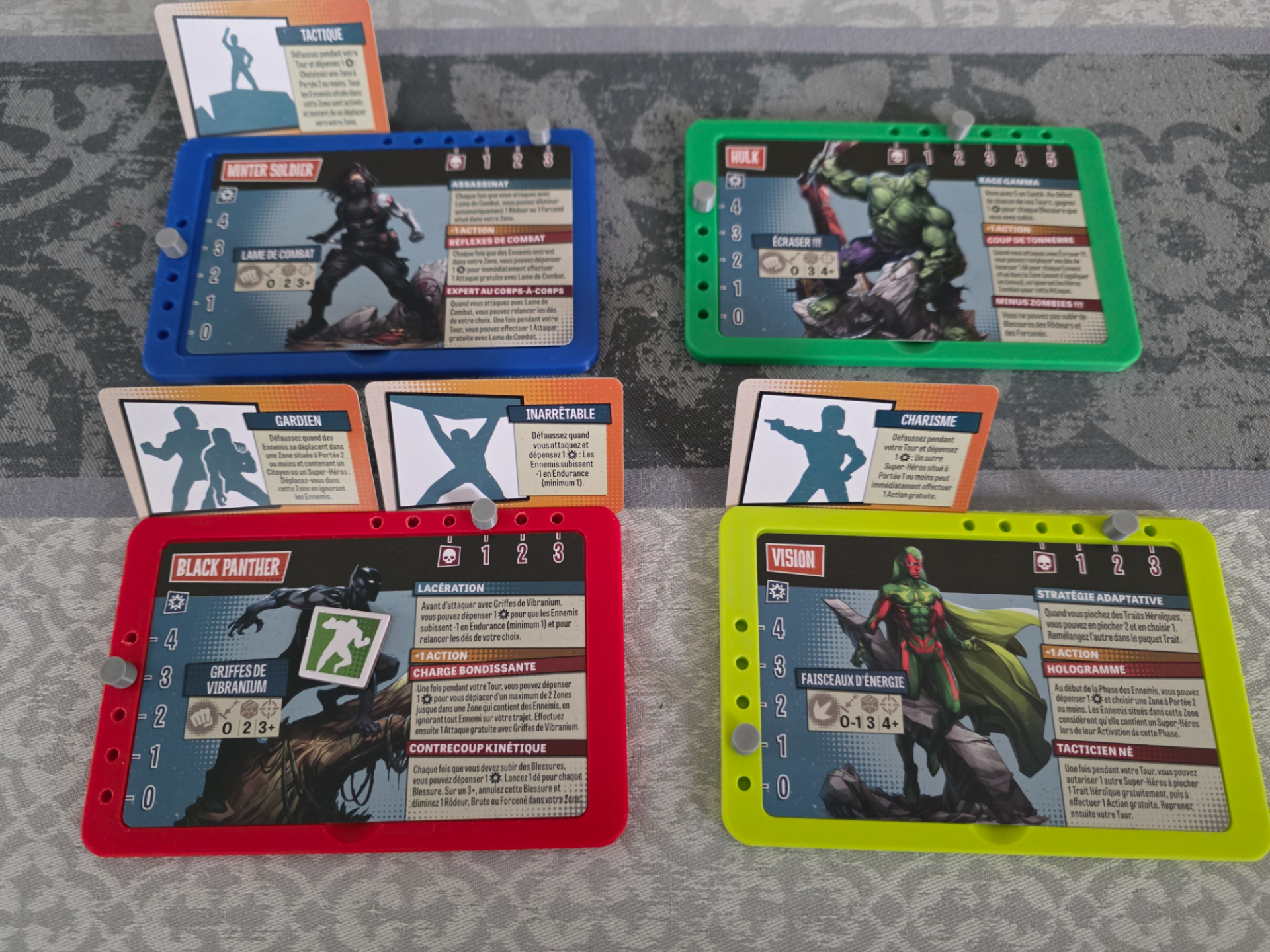 Tableau de bord pour Marvel Zombie