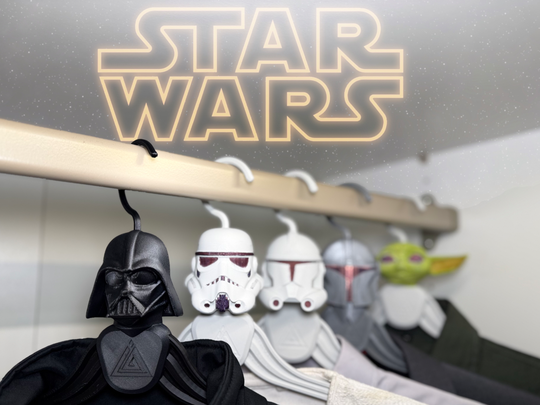 Kleiderbügel - Star Wars - Vader - Trooper - Manda
