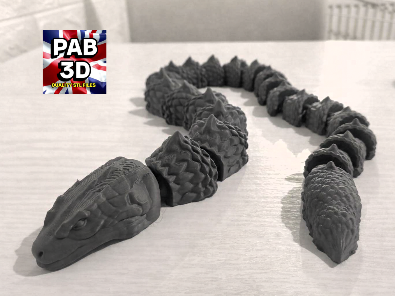 Basilisk articulated snake
