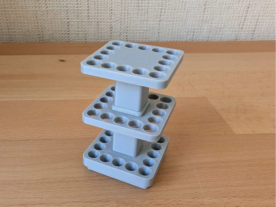 Paintbrush Holder Gridfinity 1x1 Magnets