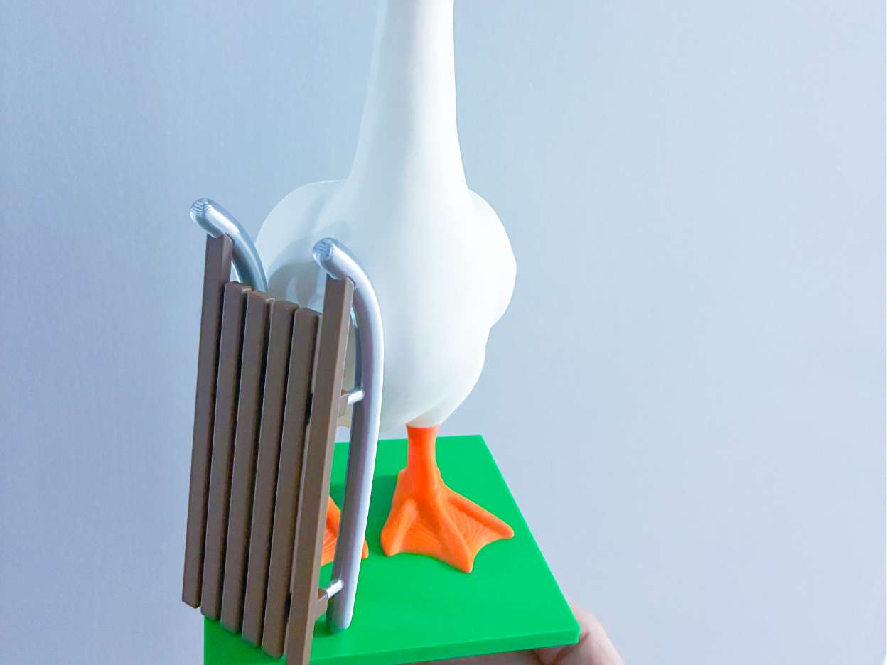 Winter Sled Desk Goose Gear