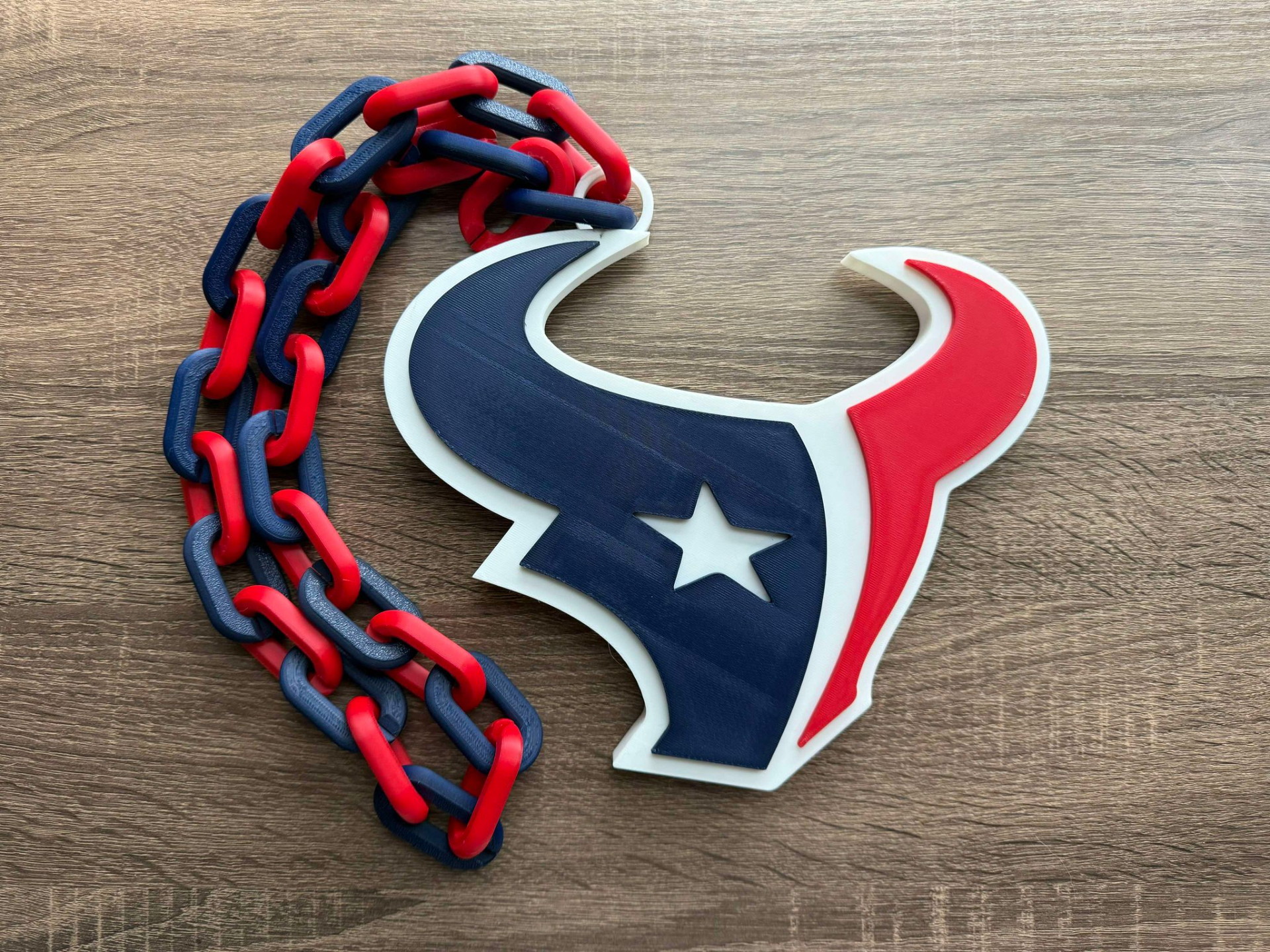 Houston Texans Oversized Necklace, Pendant