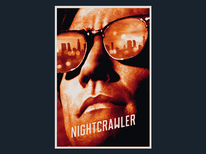 Nightcrawler (Movie Poster - HueForge)