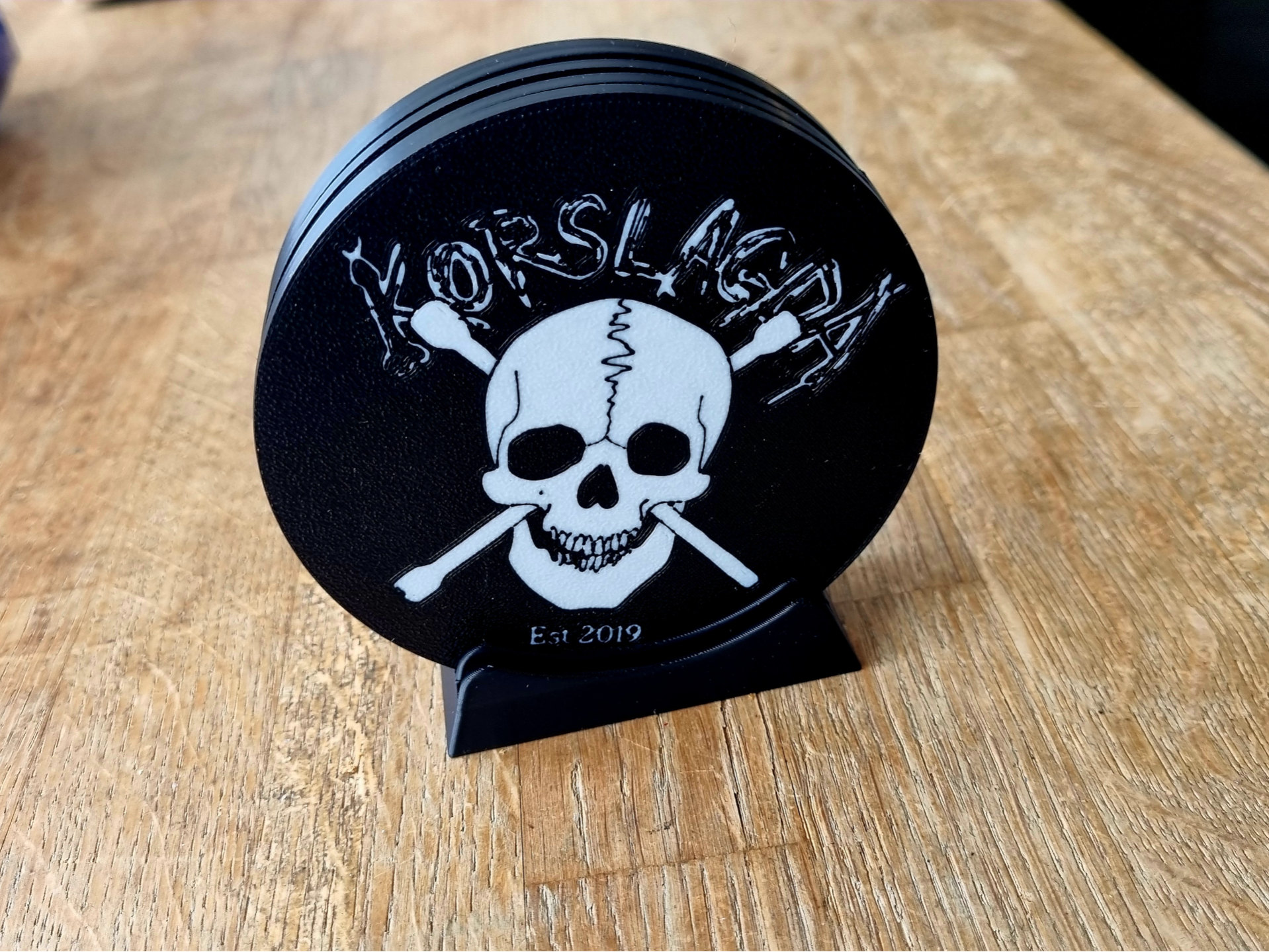 Korslagda Glass Coasters