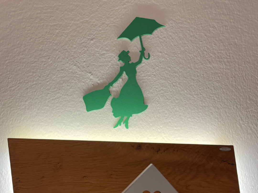 Merry, die fliegende Nanny – Deko mit Stil