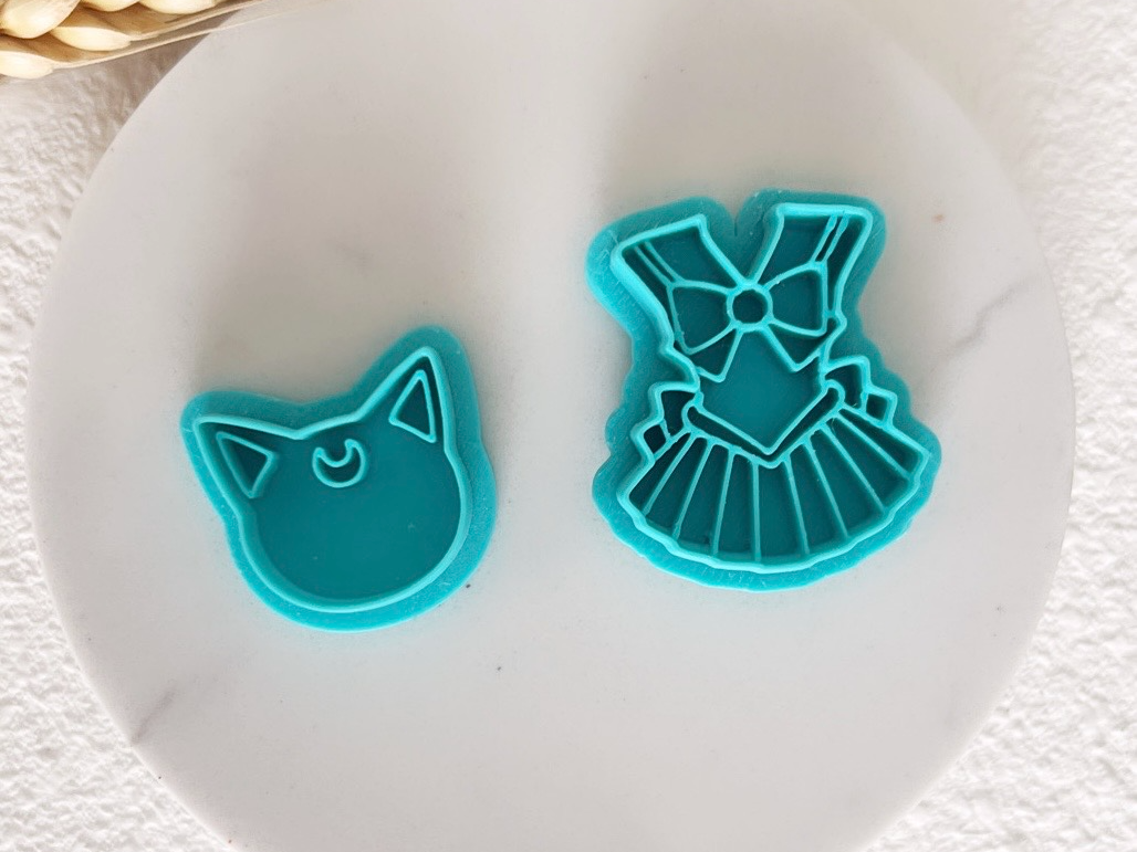 sailor outfit | Cat polymer clay cutter