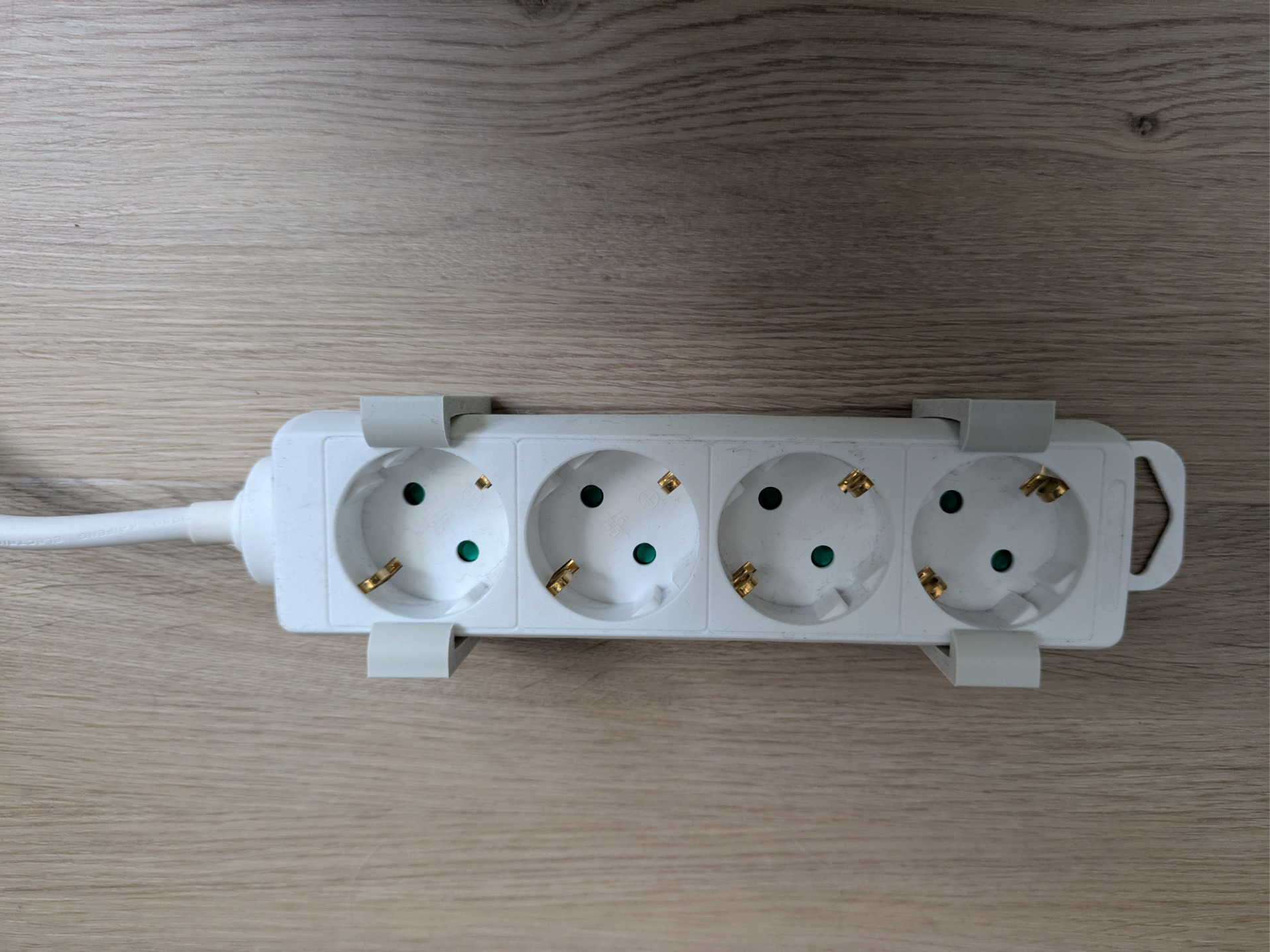 Powerstrip holder wall mount, under desk