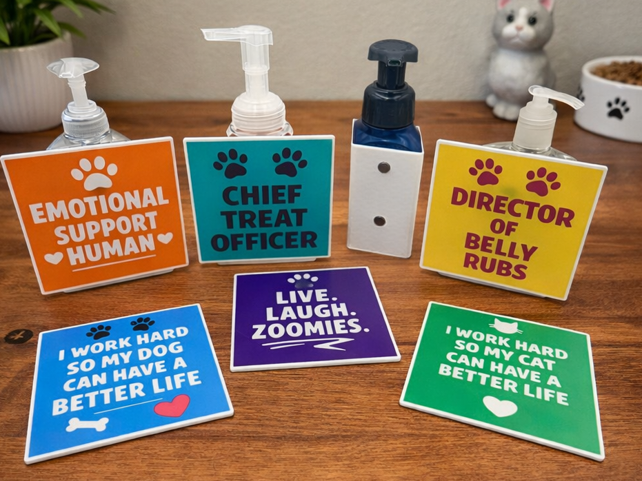 Pet Parents Magnets - Dispenser Faces