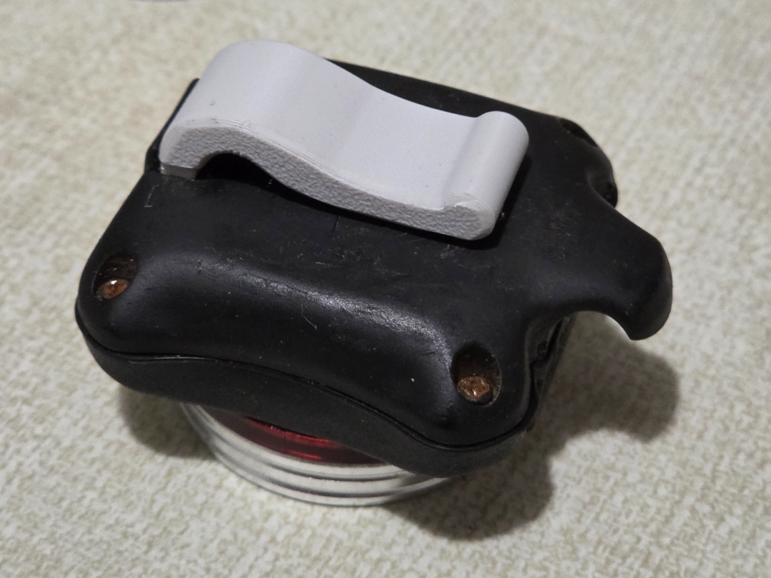 Bike light clip