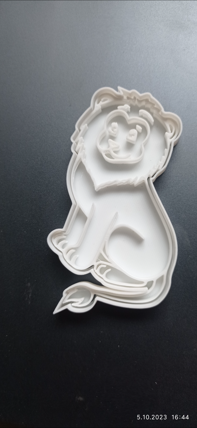 Cookie cutter Lion