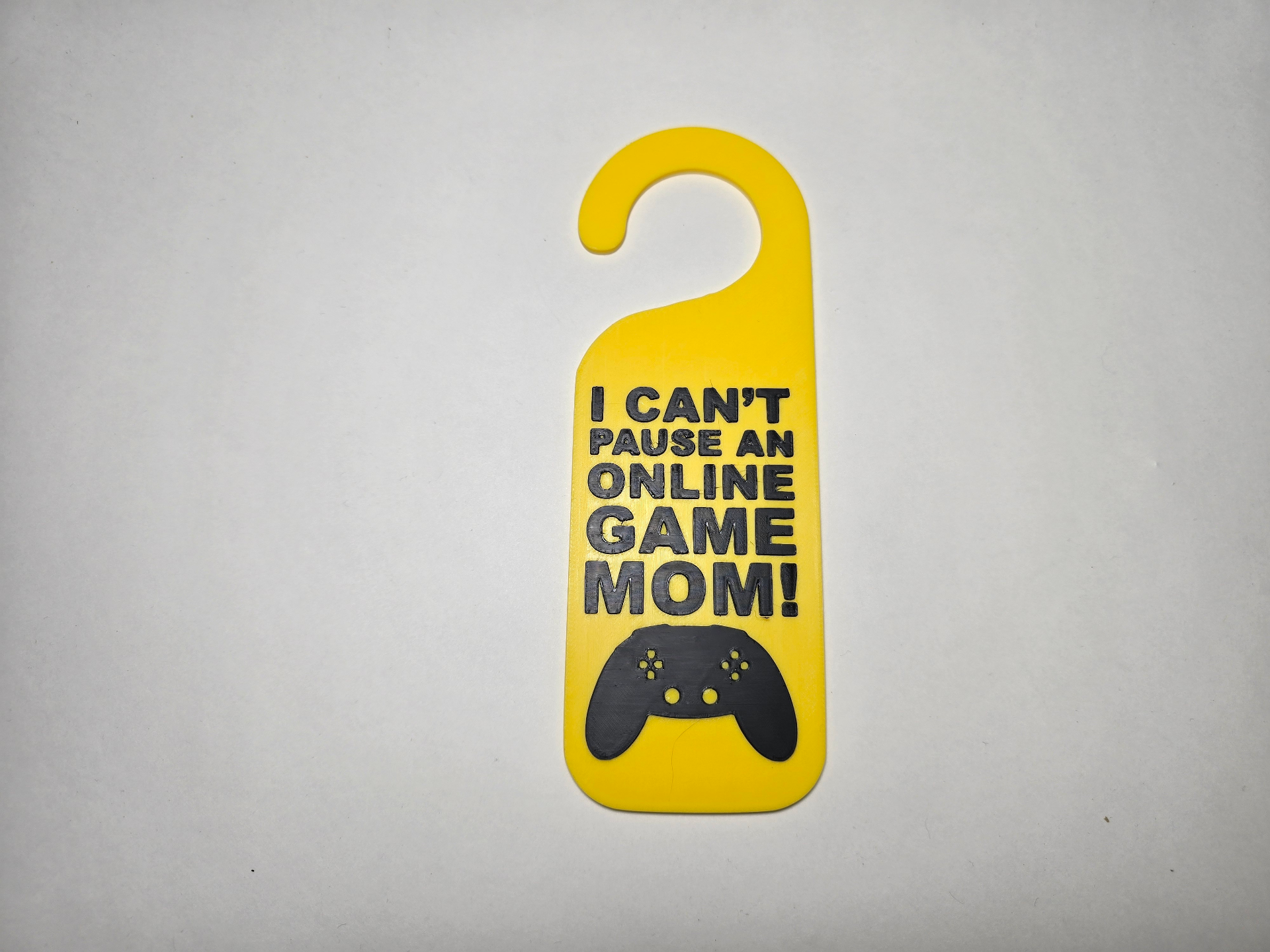 Can't pause online game door handle sign
