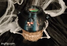 Halloween Skeleton Cauldron