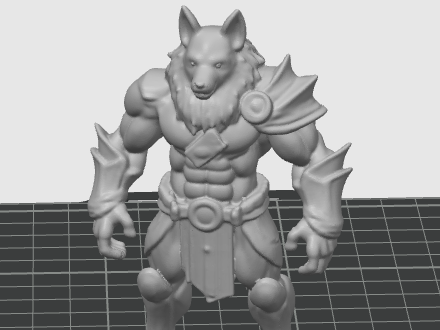 WOLF MAN IN ARMOR