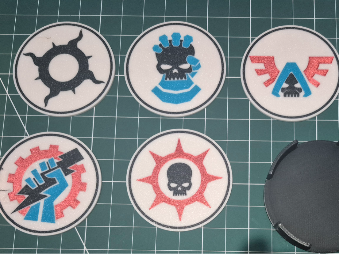 Warhammer - Coaster Set 1 - Colour Print