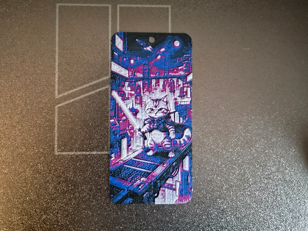 Catwalker Bookmarker - HueForge
