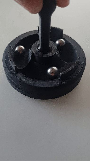 Infinite Marble Loop with Optional 3D-Printed Ball