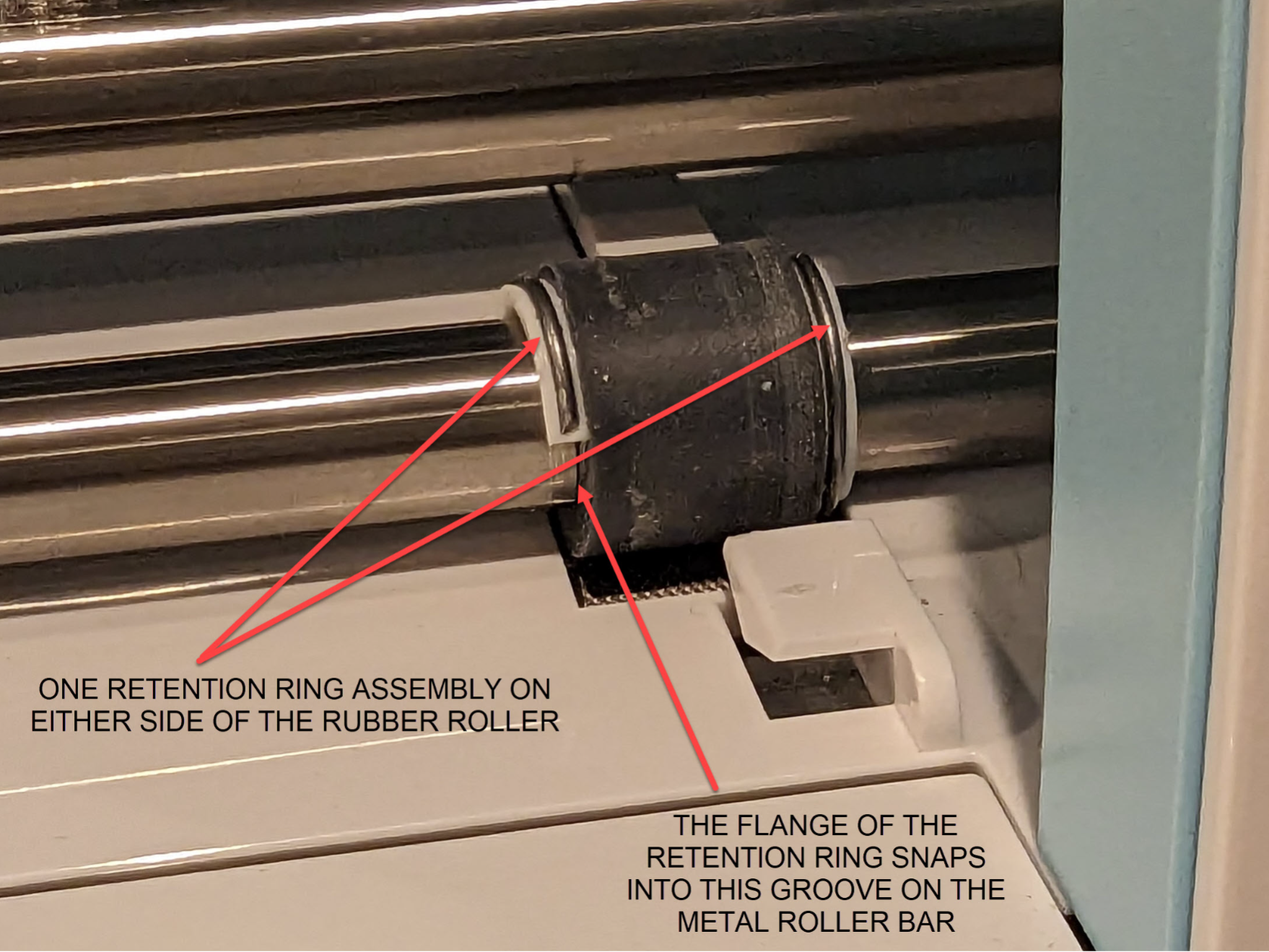 Cricut Maker Rubber Roller Retention Ring