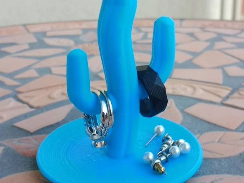 Cactus Ring Holder Stand