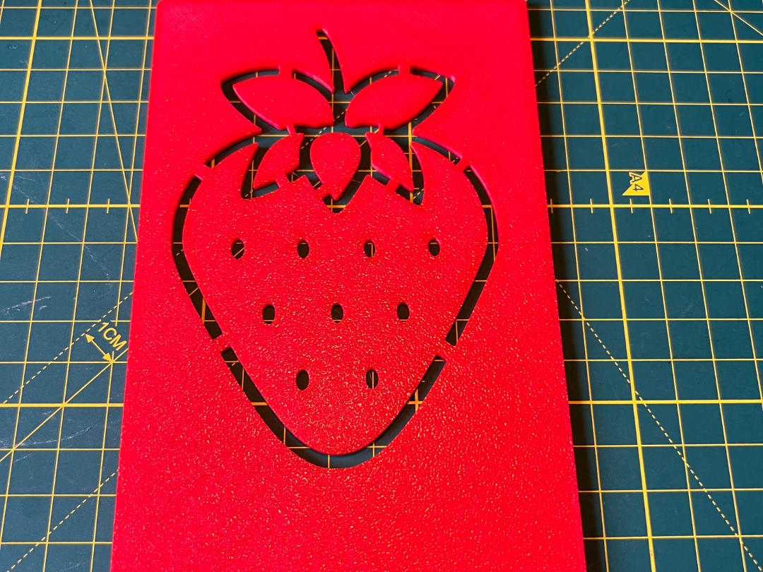 Scheda da colorare Montessori fragola