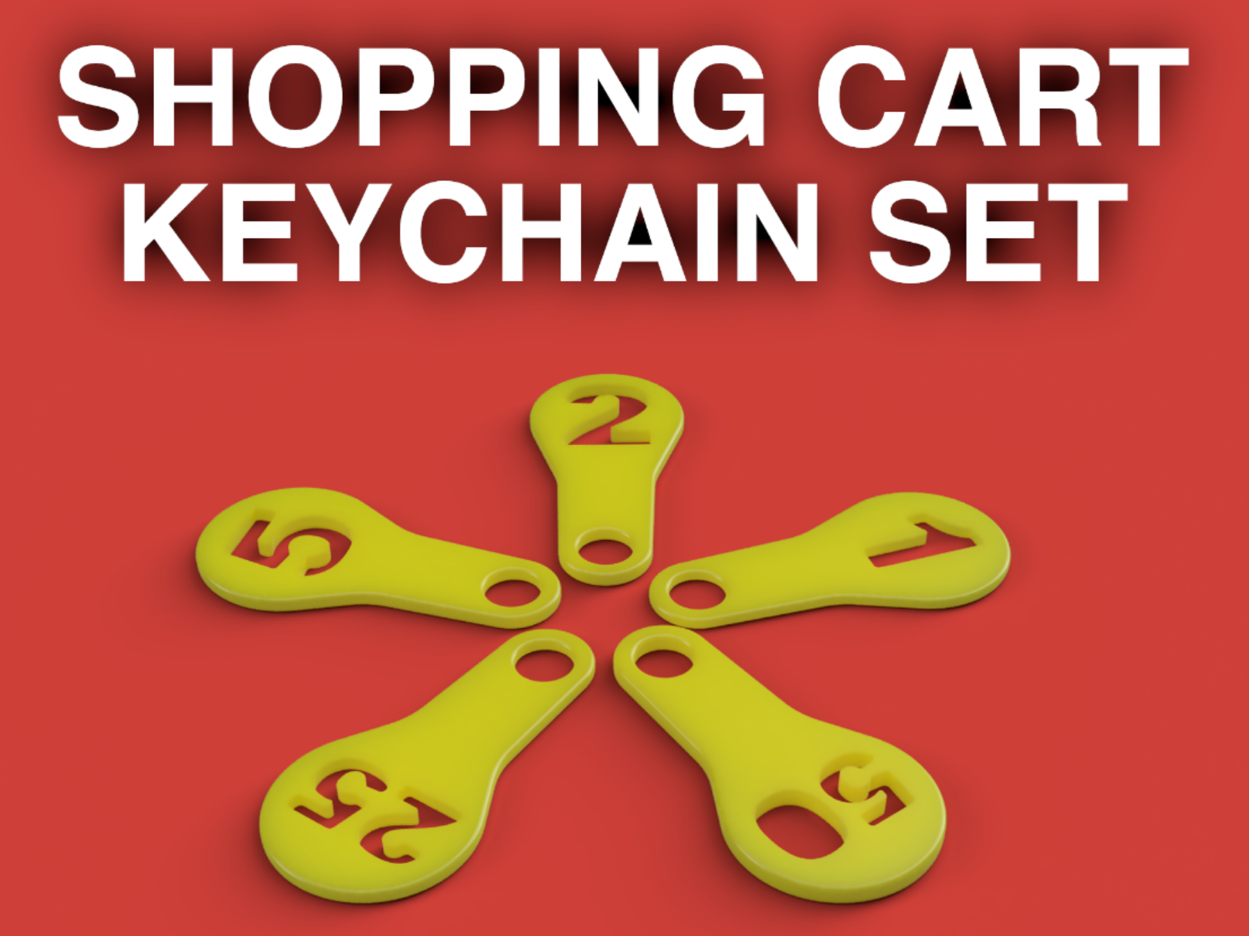 Ultimate Shopping Keychain Set